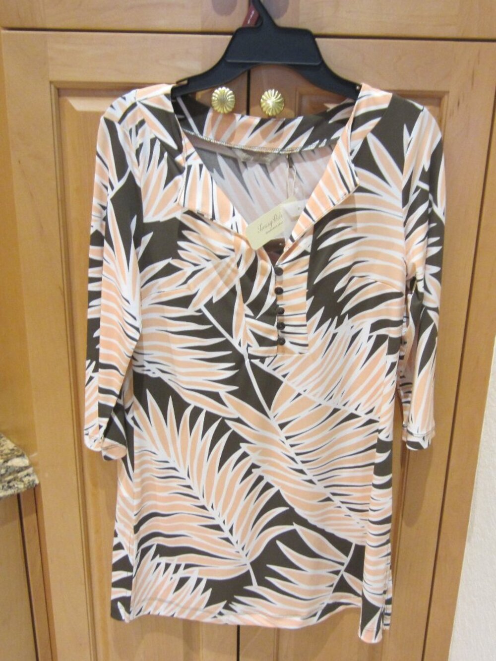 Woman's Tommy Bahama Oasis Palm Tunic Top